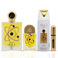 Tharwah Gold 3.4 oz EDP 3 piece gift set